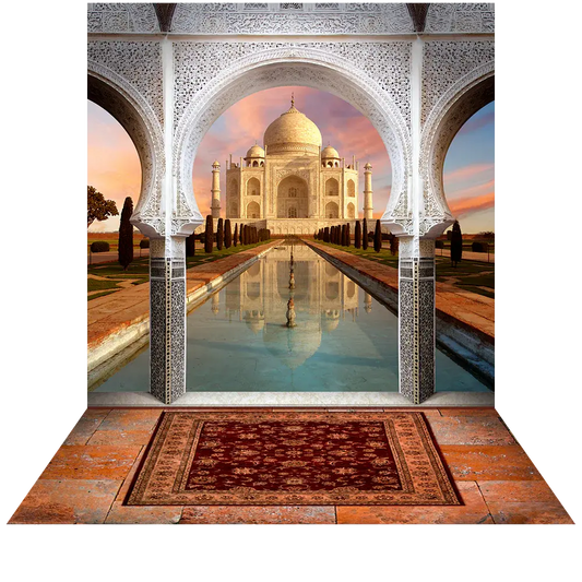 Taj Mahal Daytime B0408-8x16 Basic Fabric