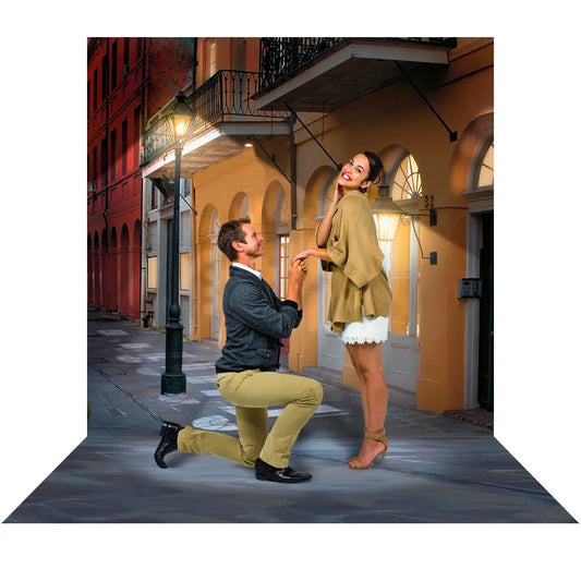 New Orleans Bourbon Street Photography Backdrop