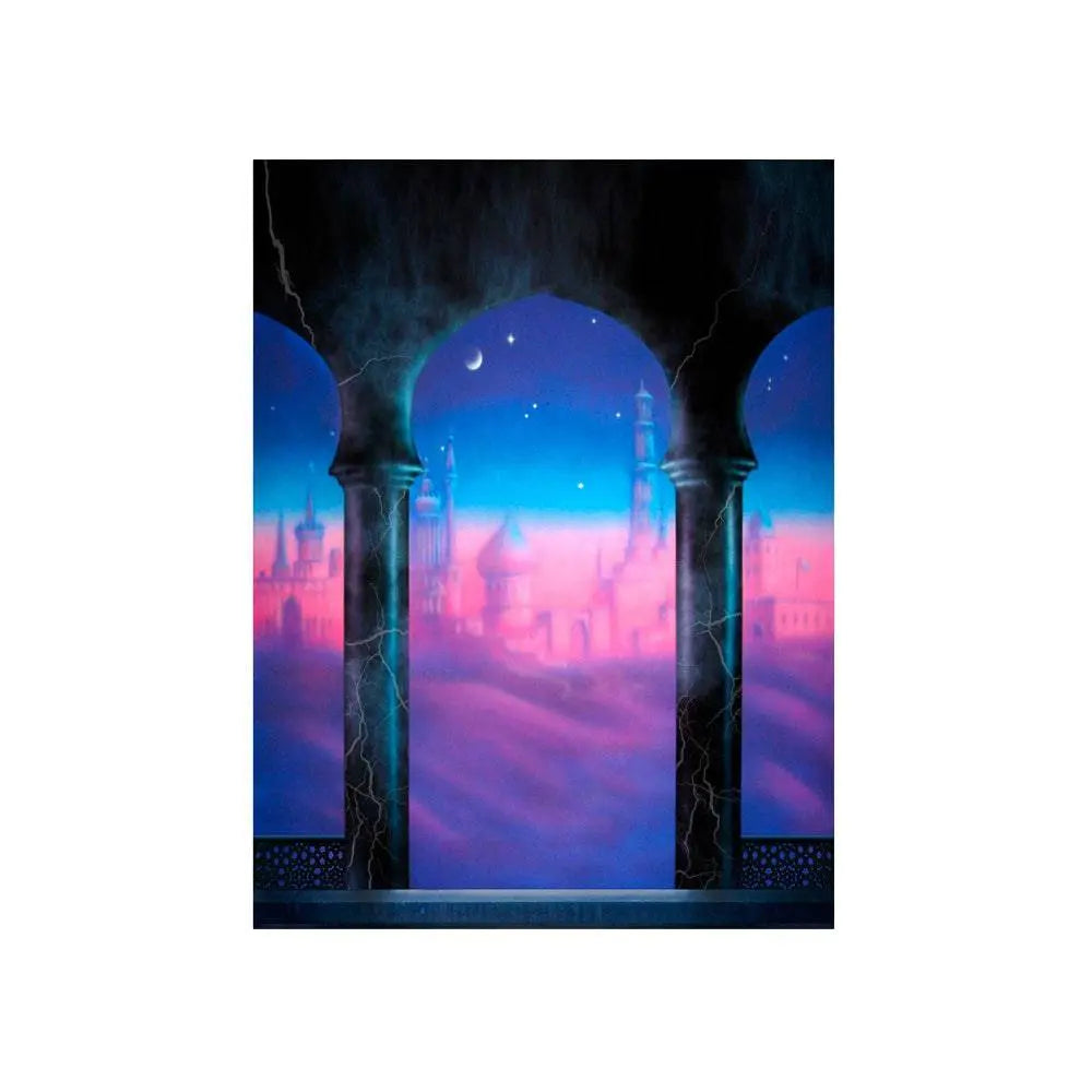 Aladdin Balcony Photo Backdrop - Basic 4.4 x 5