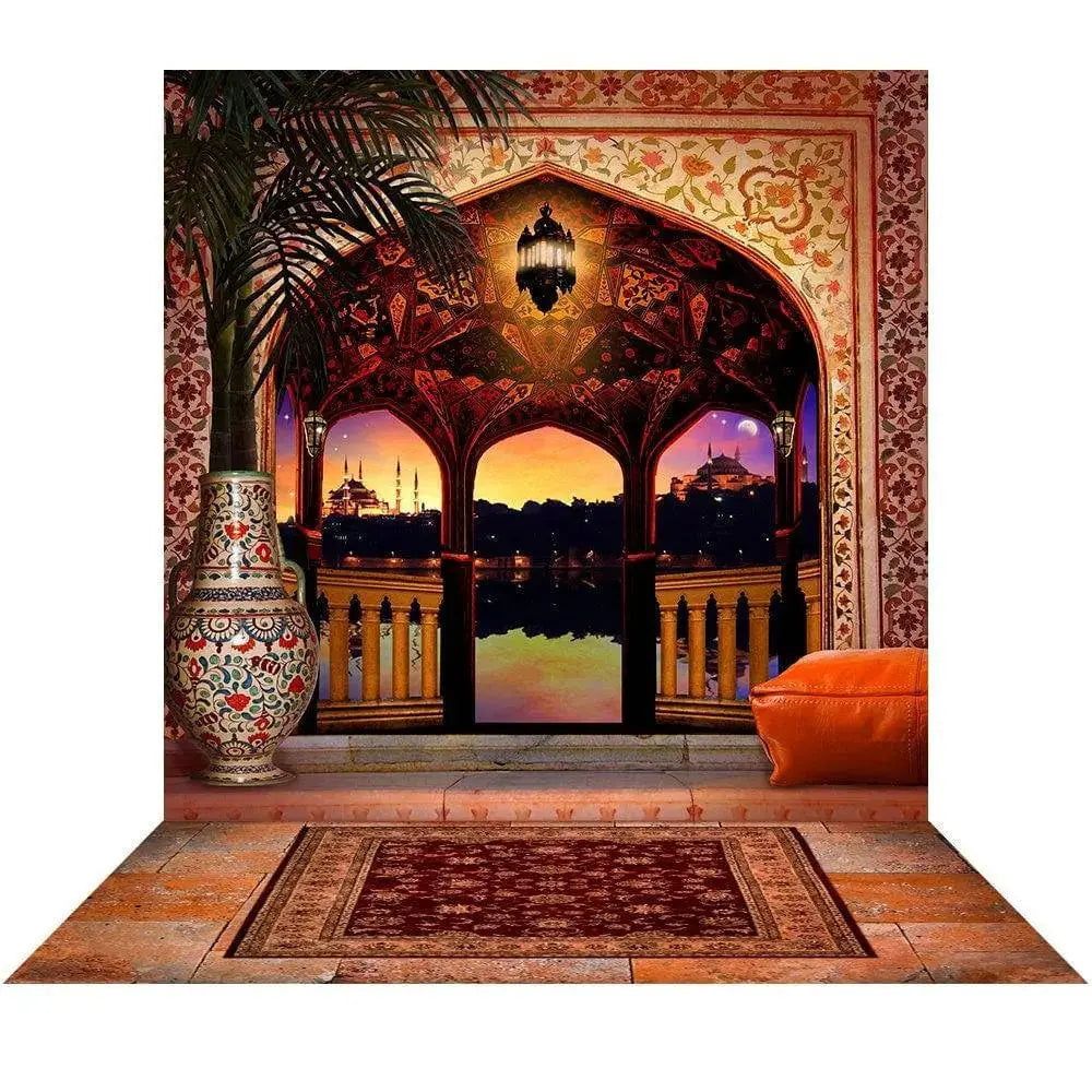 Aladdin Photo Backdrop Arabian Scene - Pro 9  x 16