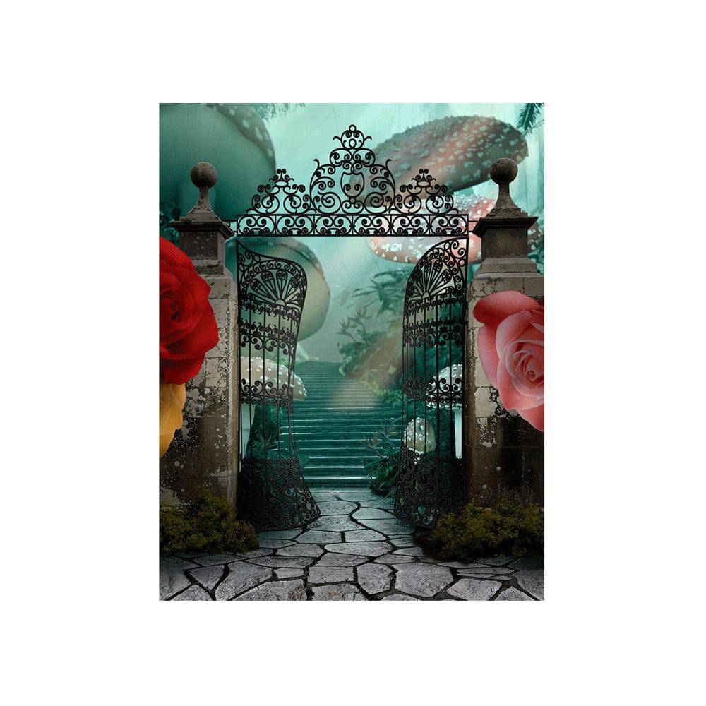 Alice in Wonderland Photo Backdrop Backgrounds - Basic 4.4 x 5