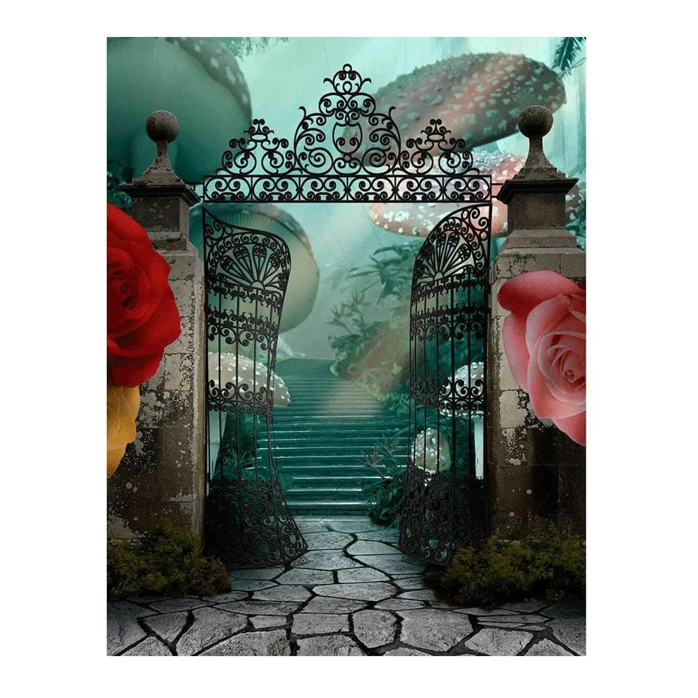 Alice in Wonderland Photo Backdrop Backgrounds - Pro 6  x 8