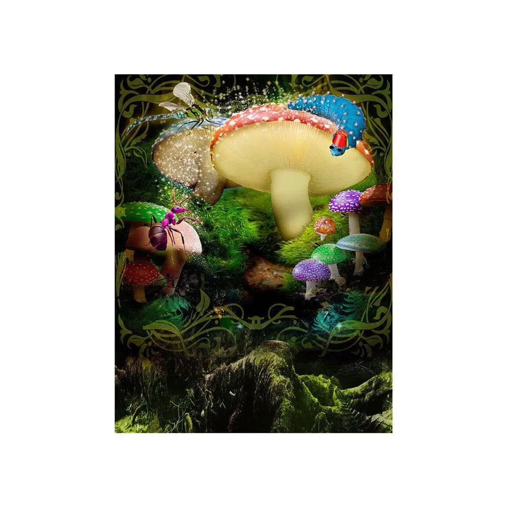 Alice in Wonderland Woods Photo Backdrop Backgrounds - Basic 4.4 x 5