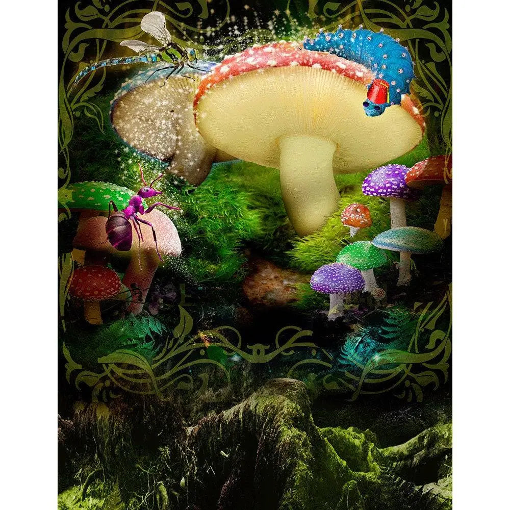 Alice in Wonderland Woods Photo Backdrop Backgrounds - Pro 8 x 10