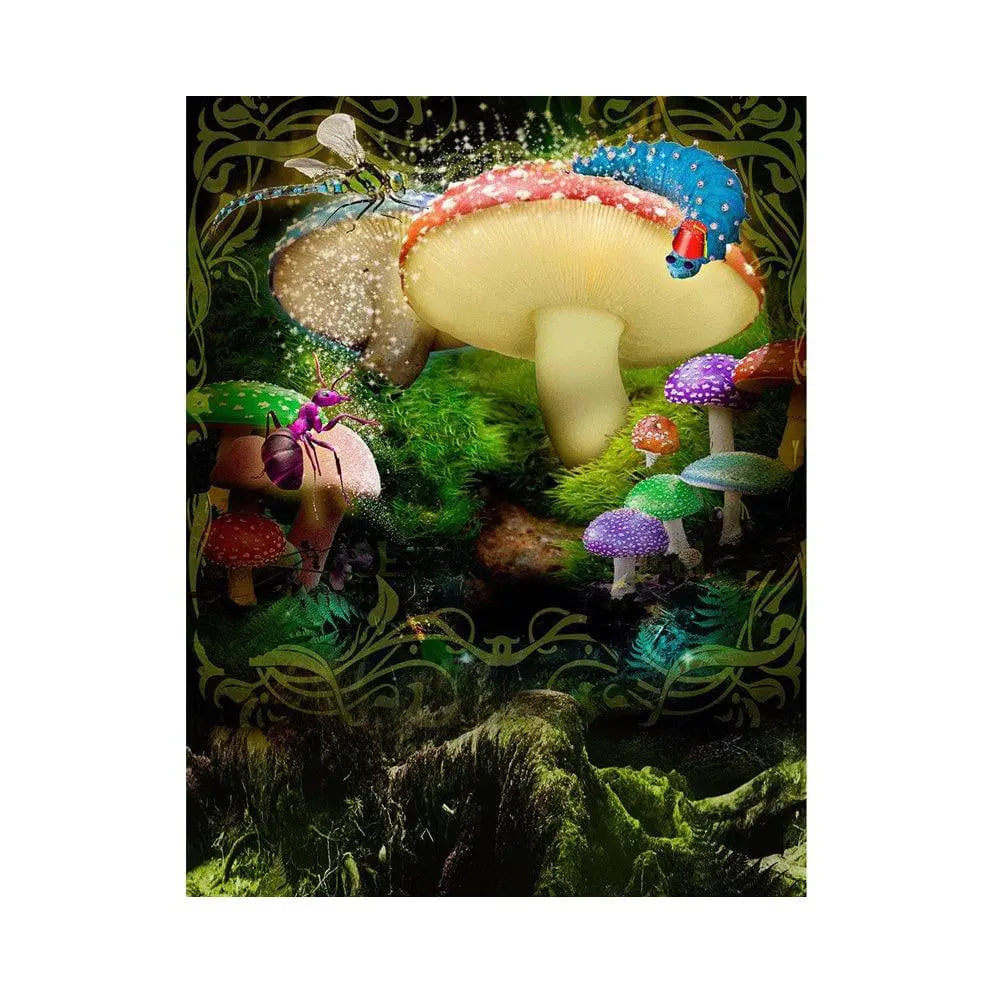 Alice in Wonderland Woods Photo Backdrop - Basic 5.5  x 6.5