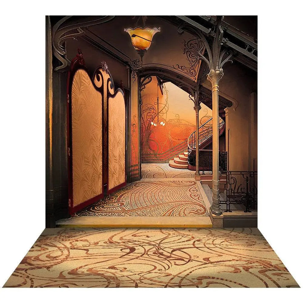 20's Art Nouveau Photo Backdrop - Pro 10  x 20