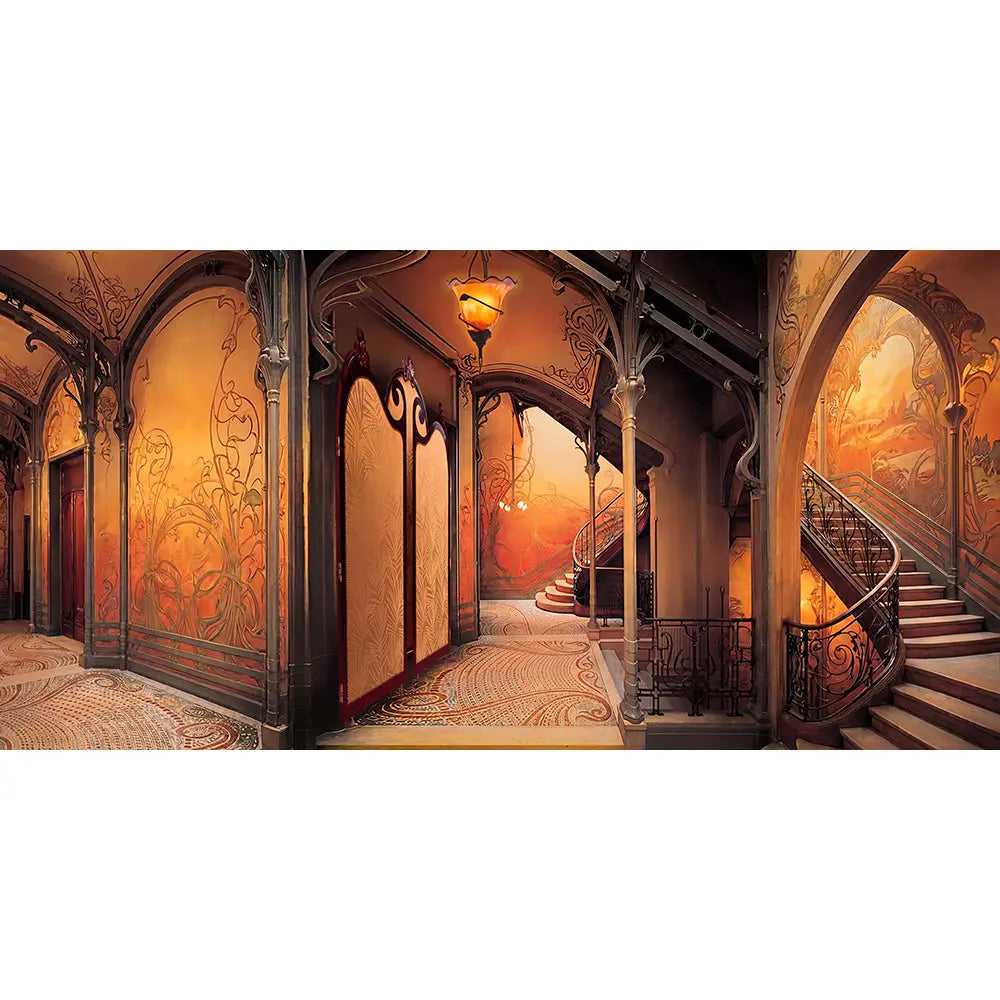 1920's Art Nouveau Photo Backdrop Fabric Background Alba Backgrounds