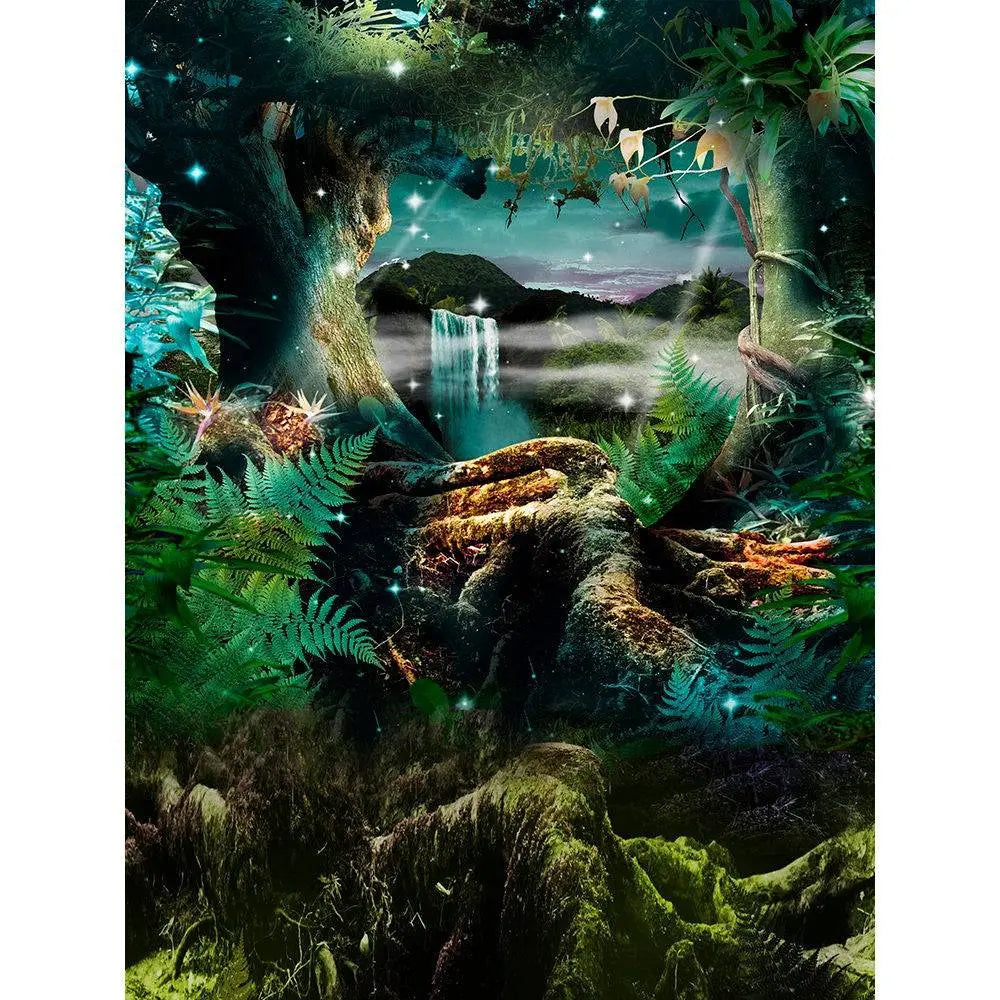 Enchanted Jungle Photo Booth Backdrop - Basic 8  x 10