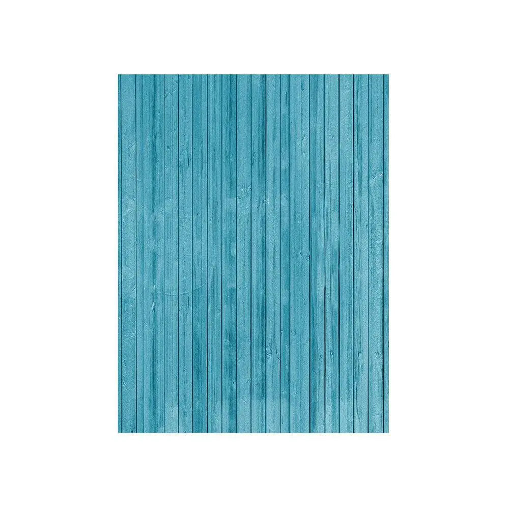 Blue Wood Photo Backdrop - Basic 4.4  x 5