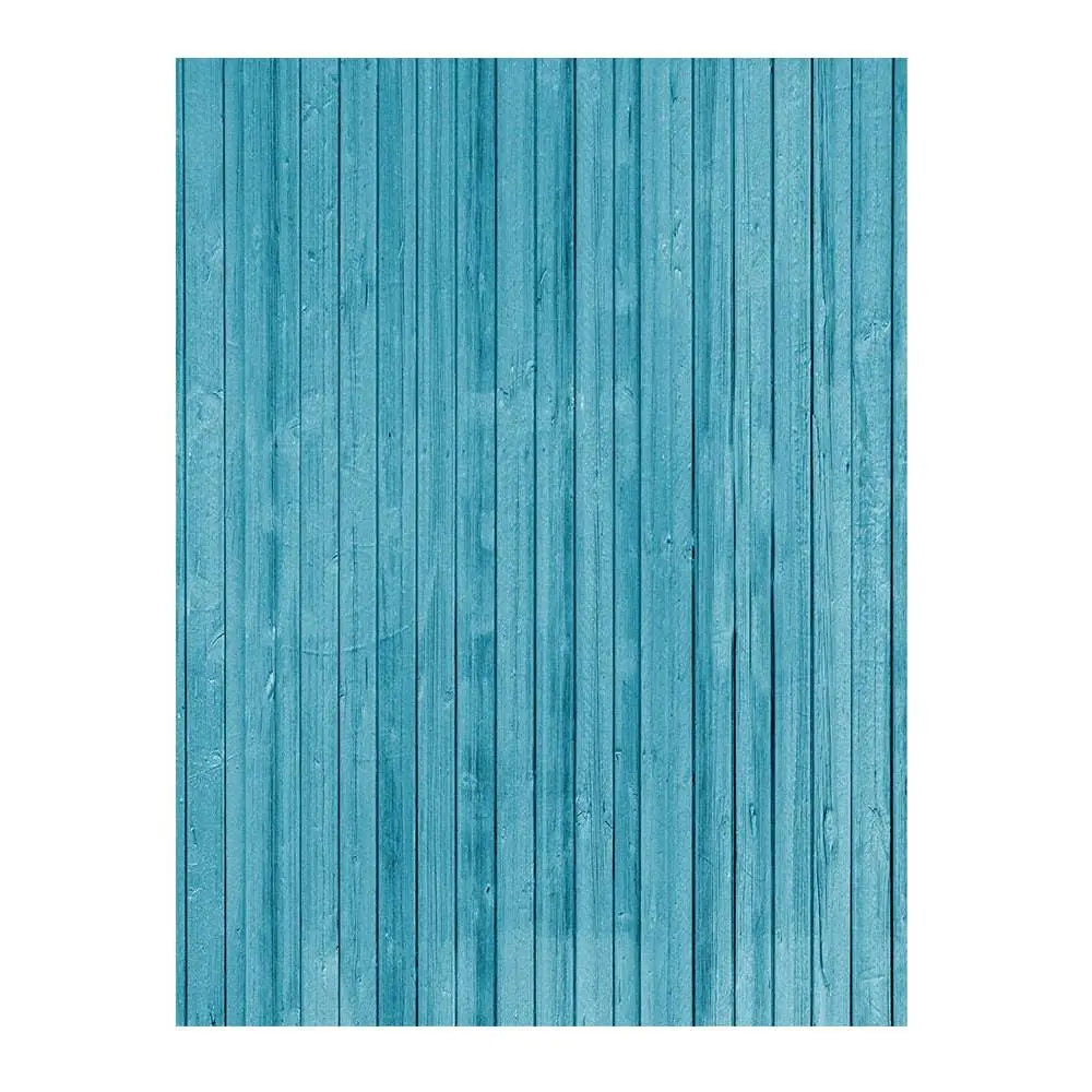 Blue Wood Photo Backdrop - Basic 6  x 8