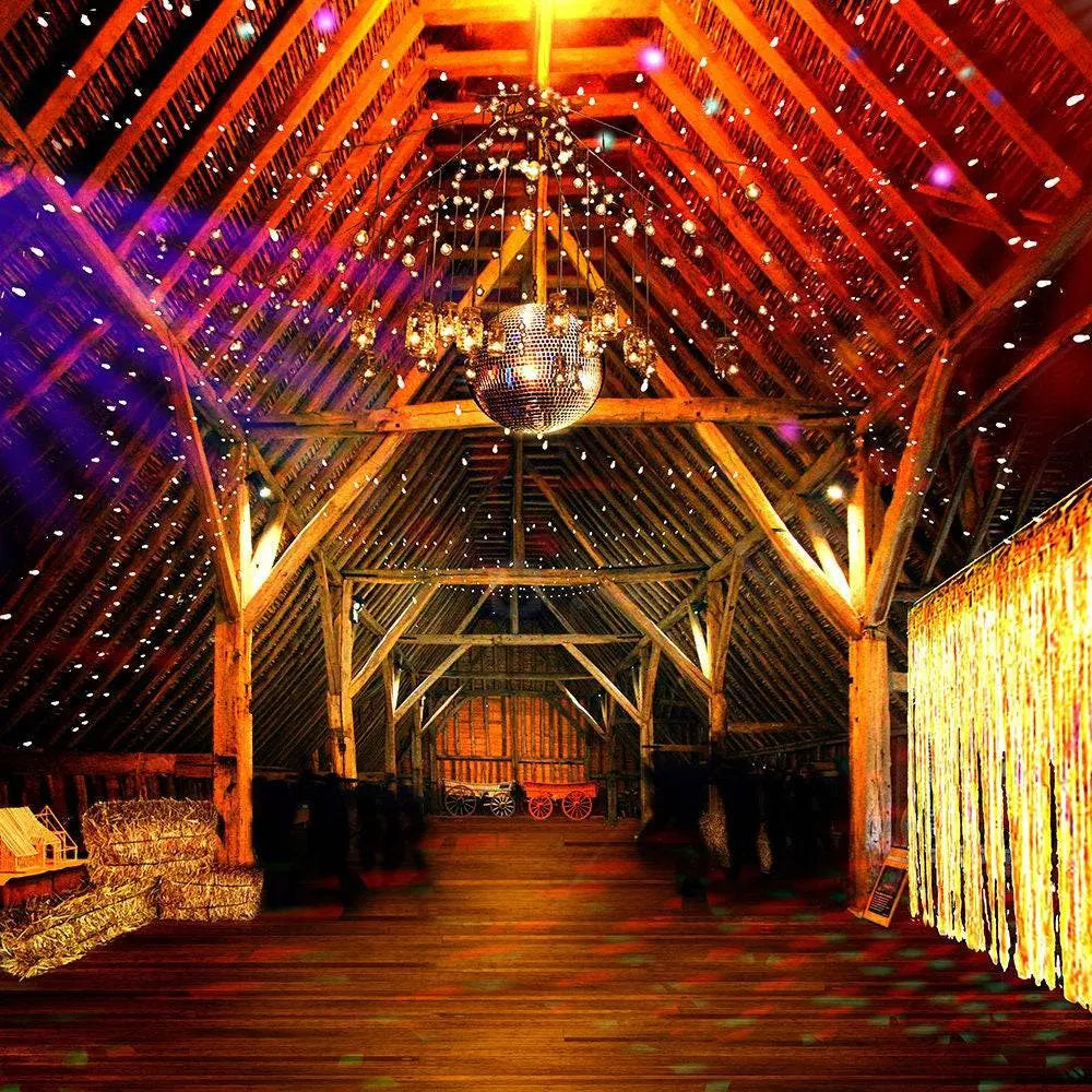 Barn Interior Square Dancing Backdrop - Basic 10 x 8