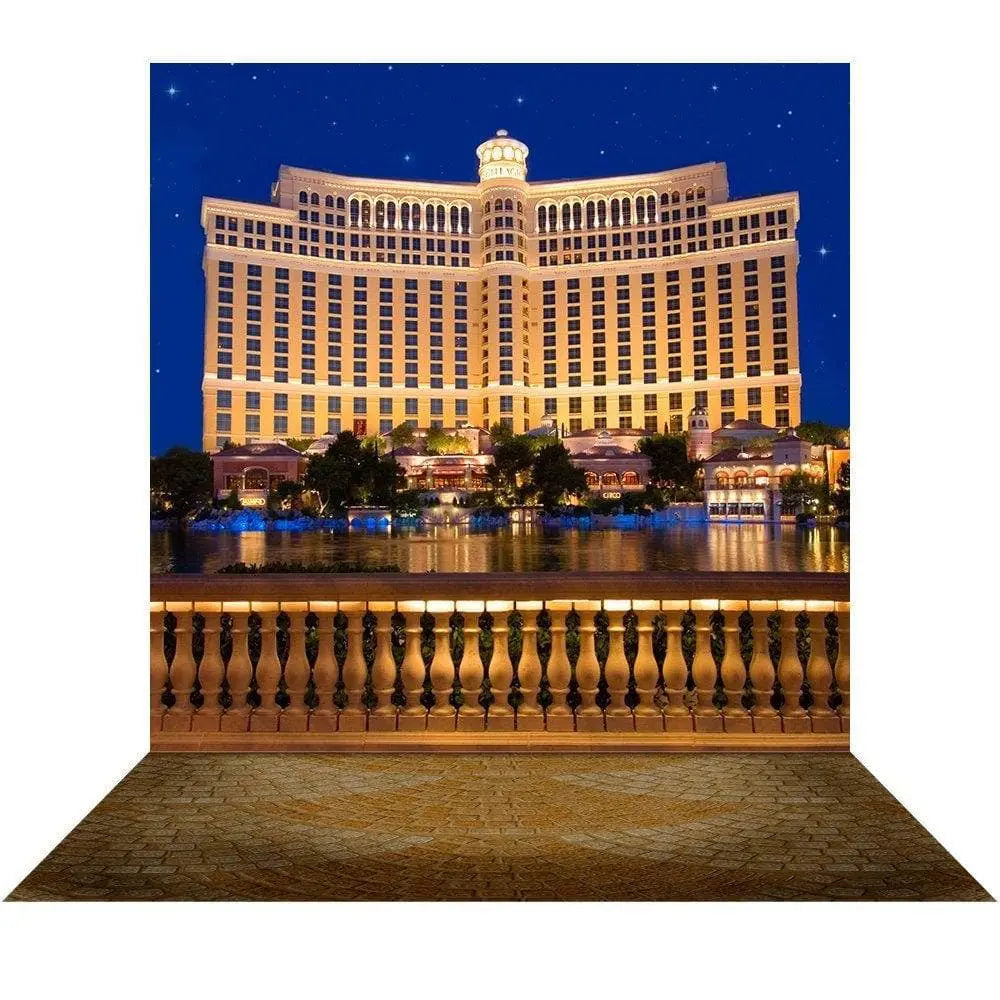 Bellagio Hotel Photography Backdrop