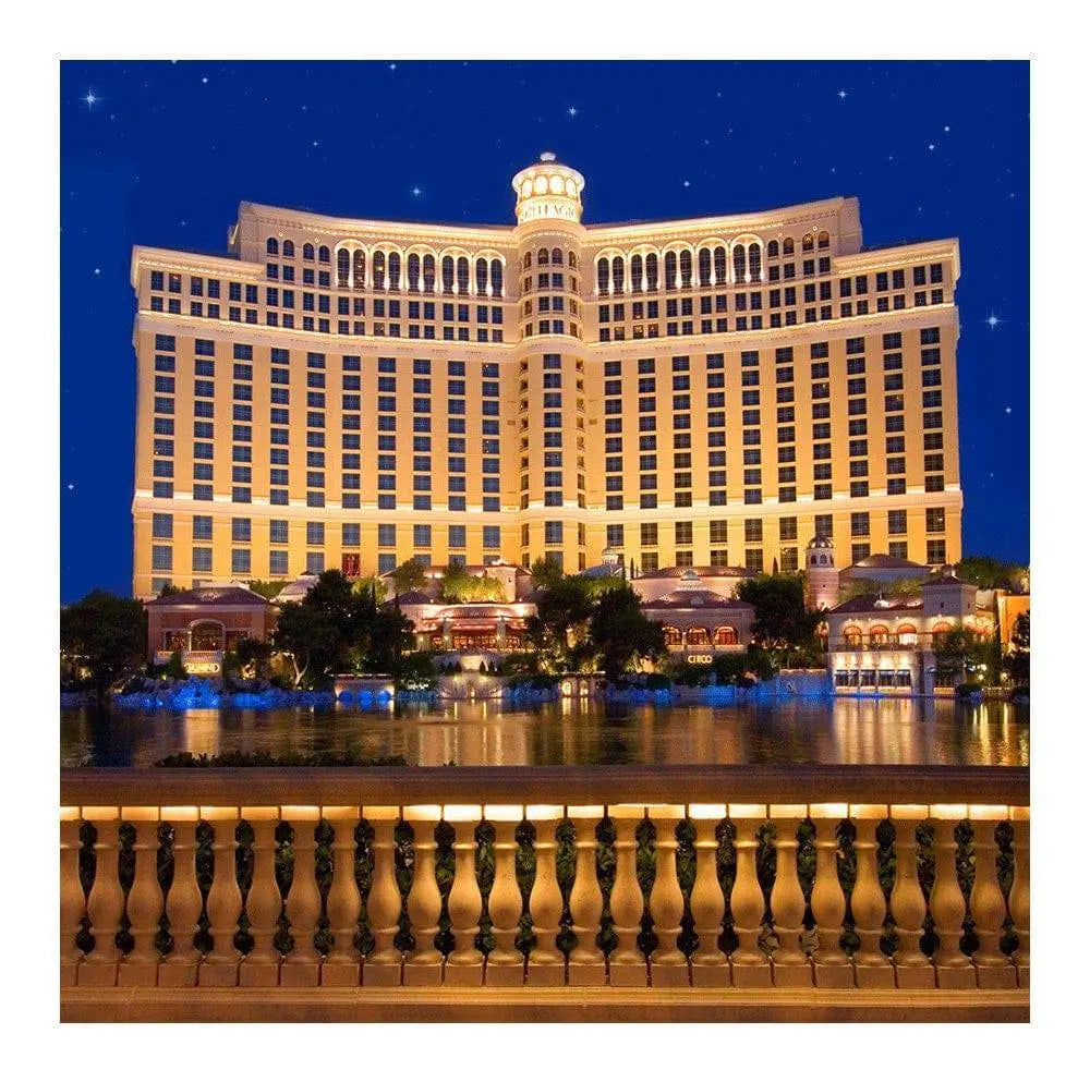 Bellagio Hotel Photography Backdrop - Pro 8 x 8