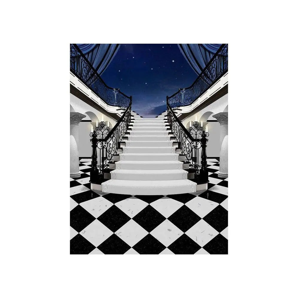 Fancy Black Tie Event Photo Backdrop - Basic 4.4 x 5