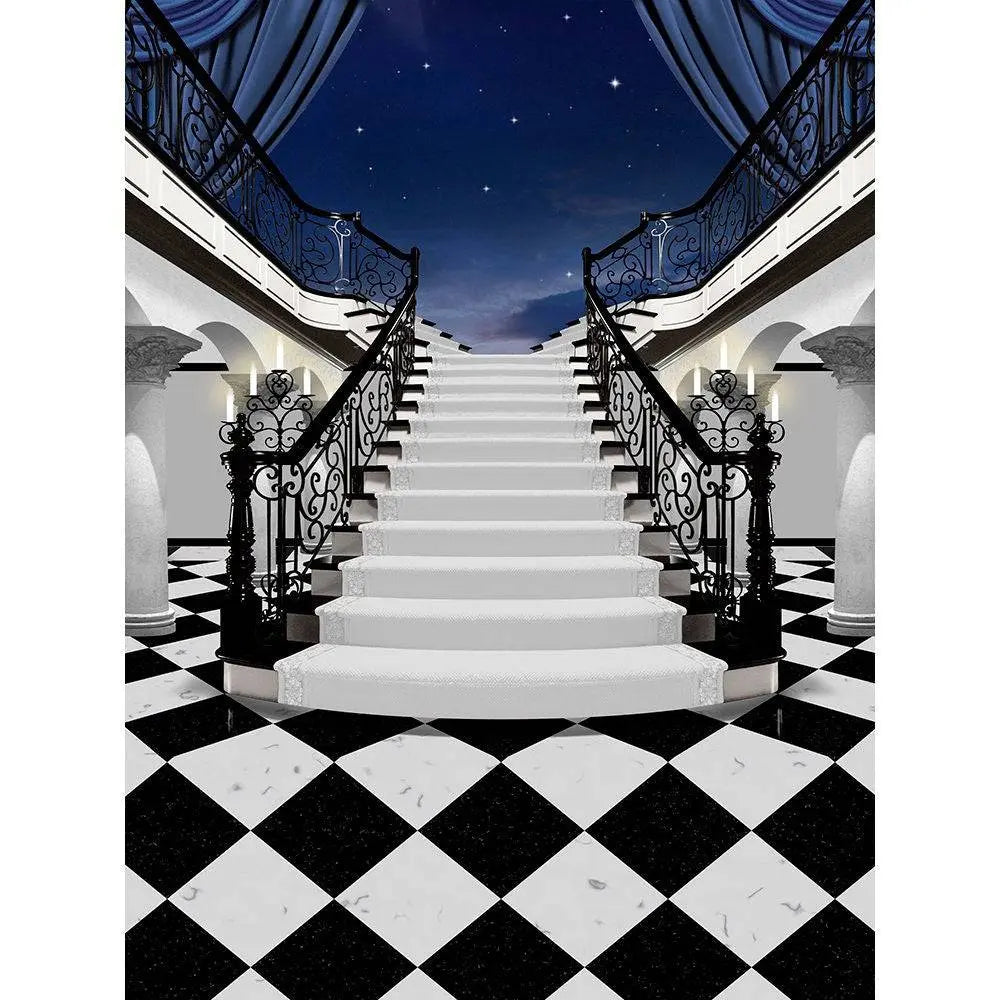 Fancy Black Tie Event Photo Backdrop - Pro 8 x 10
