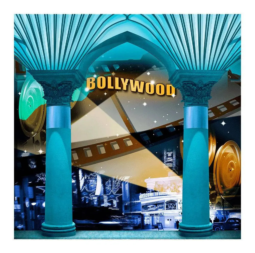 Bollywood Party Photo Backdrop - Pro 8 x 8