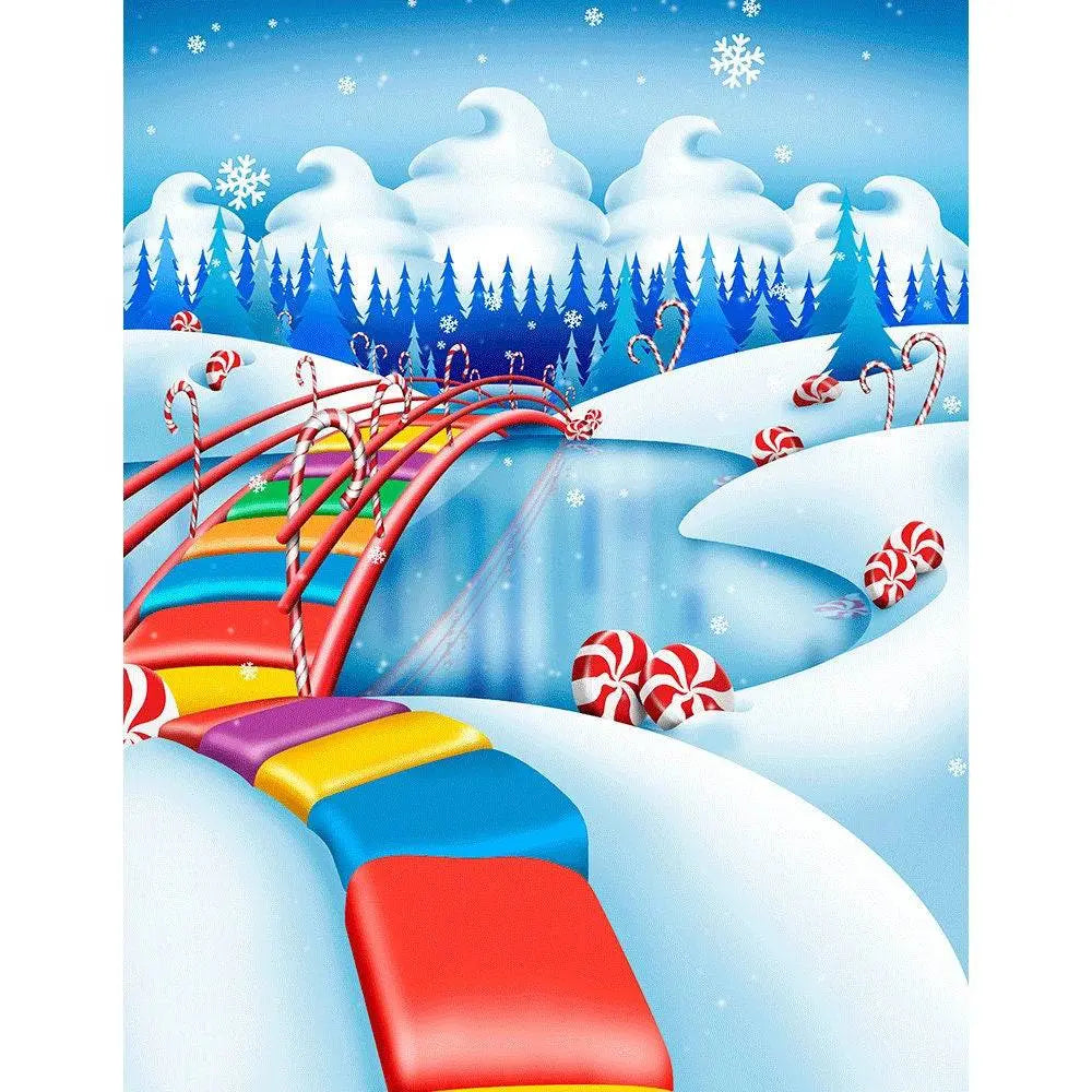 Candy Land Photography Backdrop - Basic 8 x 10