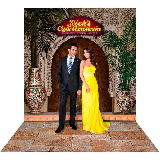 Casablanca Rick's Cafe Backdrop, Moroccan Decor Alba Backgrounds