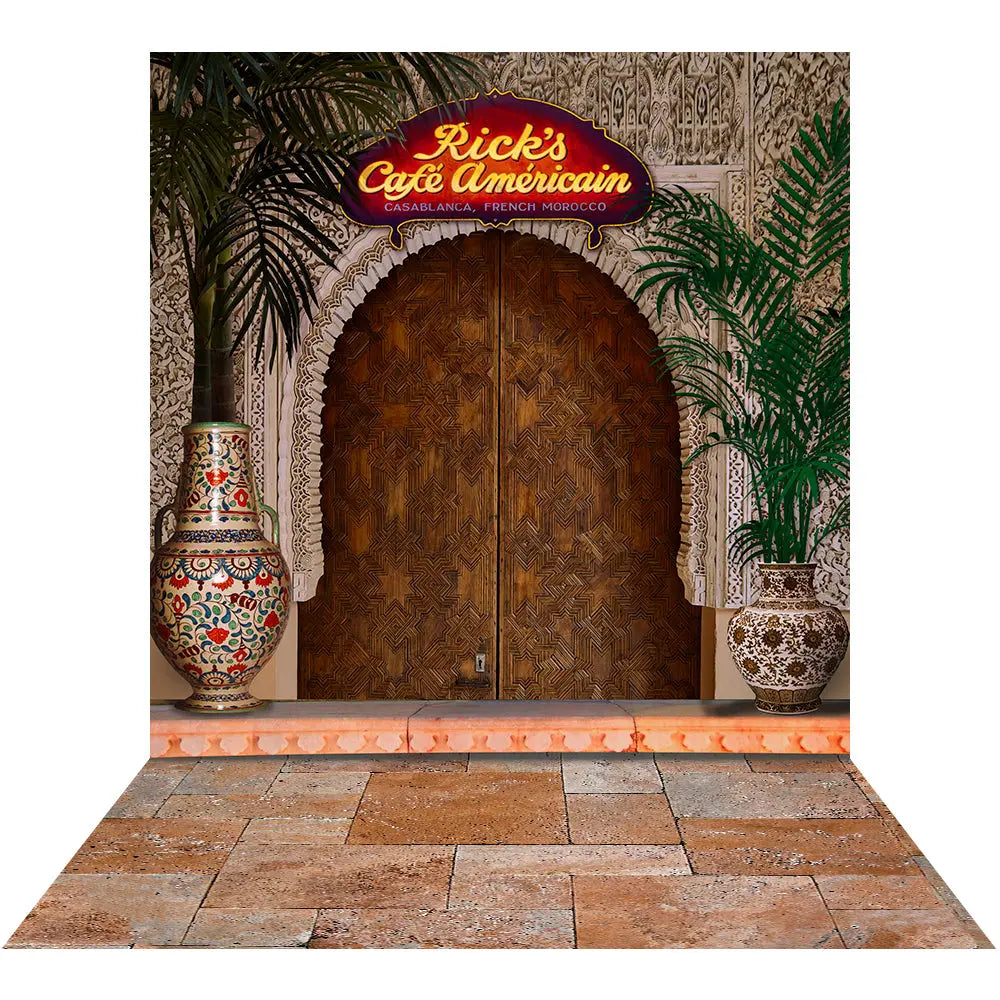 Casablanca Rick's Cafe Backdrop, Moroccan Decor Alba Backgrounds