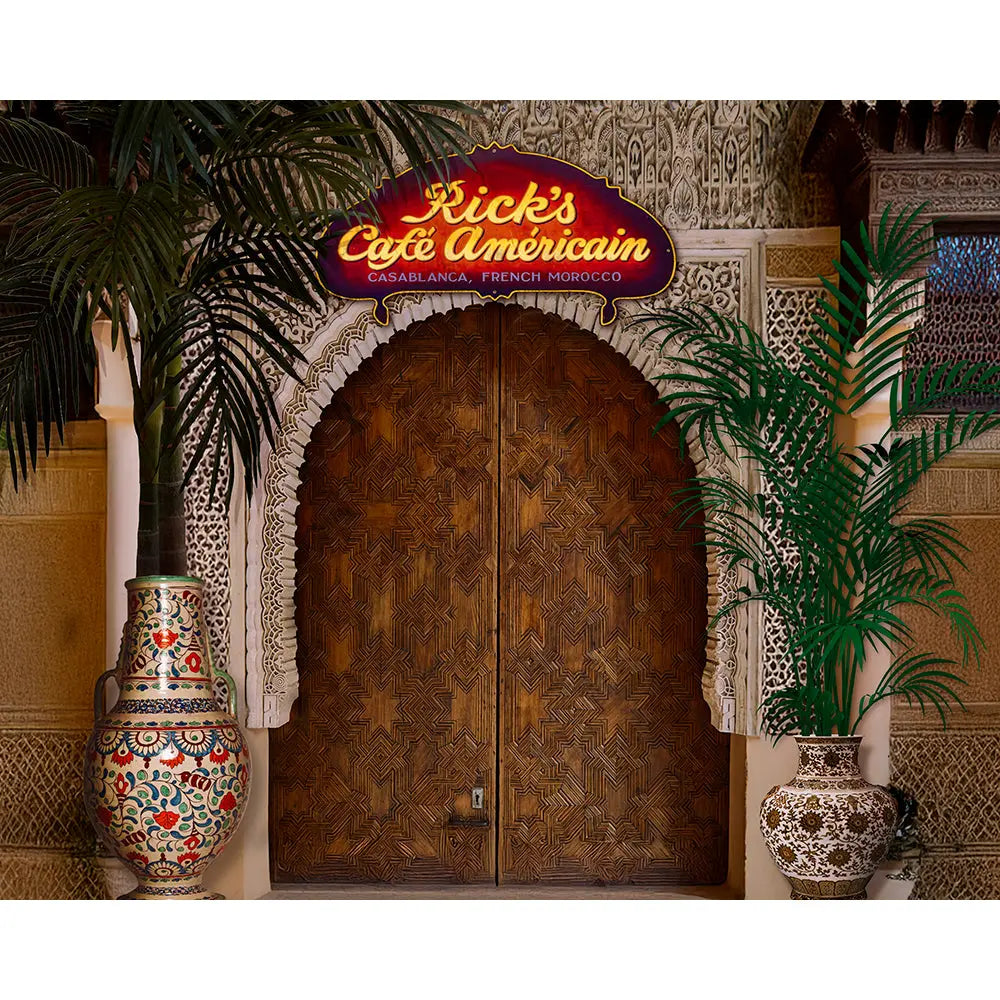 Casablanca Rick's Cafe Backdrop, Moroccan Decor Alba Backgrounds