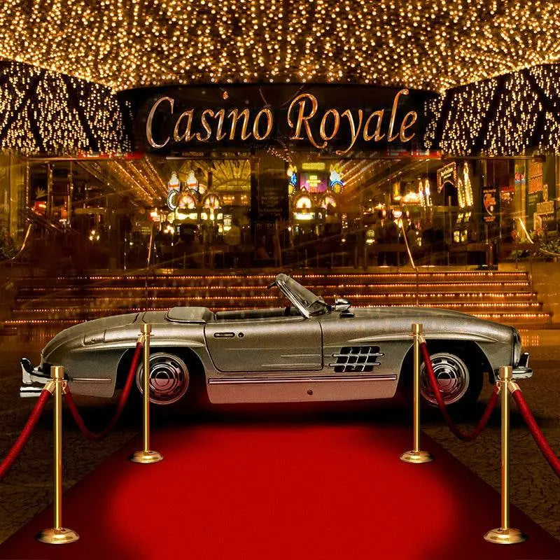 Casino Royale 007, James Bond Photo Backdrop - Basic 10 x 8