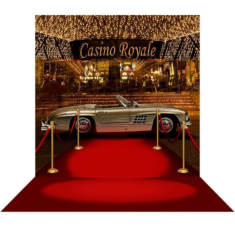Casino Royale 007, James Bond Photo Backdrop - Basic 8 x 16