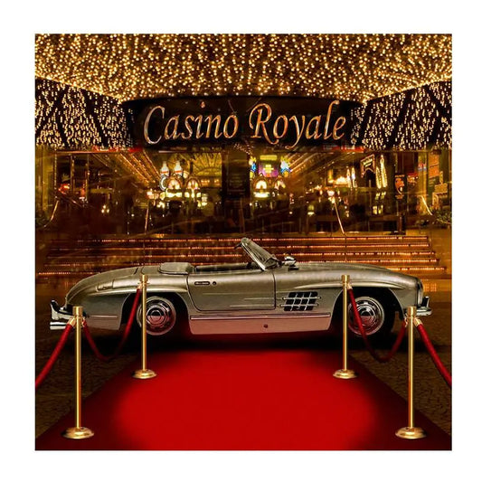 Casino Royale 007, James Bond Photo Backdrop - Pro 8  x 8