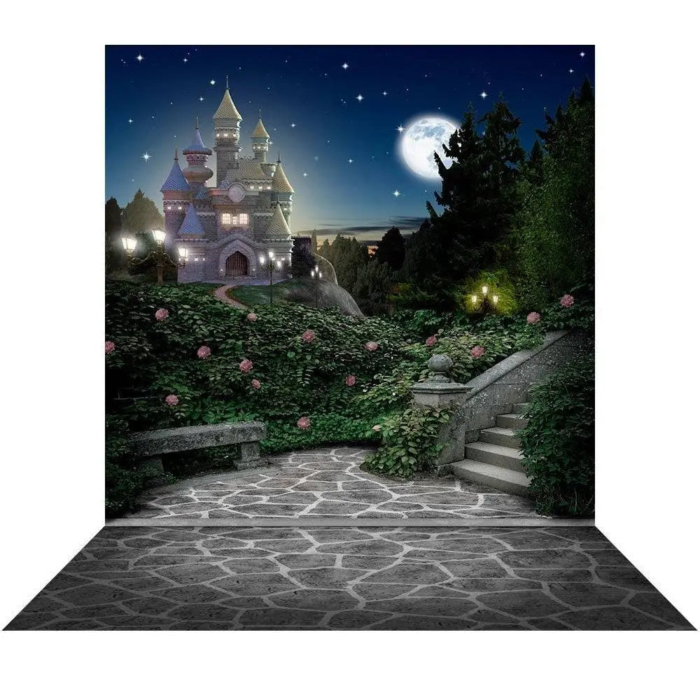 Castle in Magic Kingdom Photography Backdrop - Pro 10  x 20