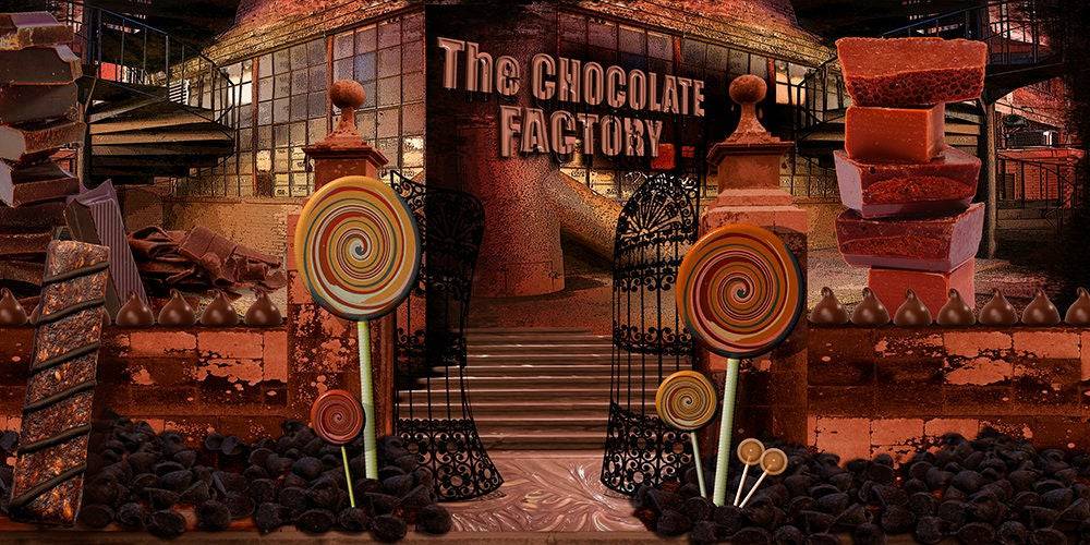Chocolate Factory Photography Backdrop - Pro 20 x 10