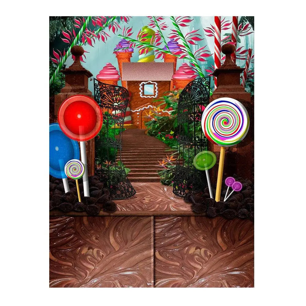 Candy Factory Photography Backdrop - Basic 6 x 8