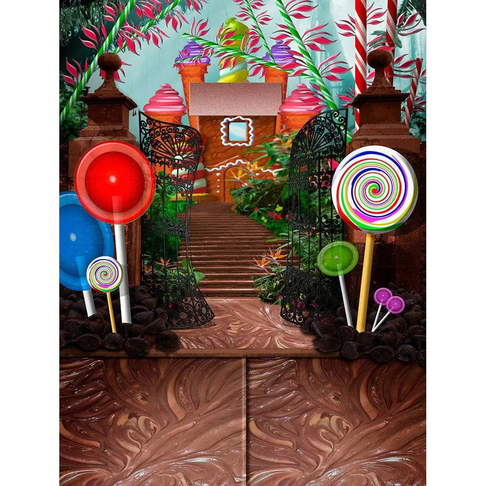 Candy Factory Photography Backdrop - Pro 8 x 10