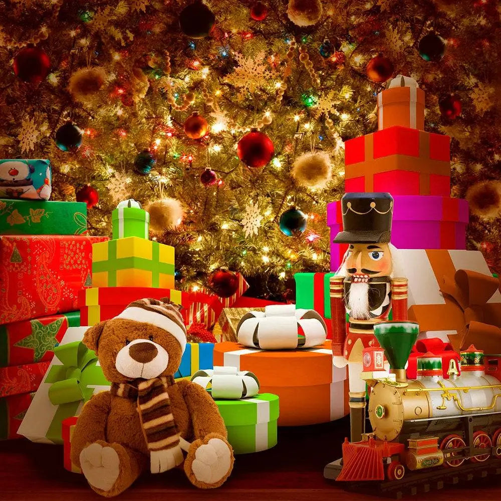 Christmas Gifts Photo Backdrop - Basic 10 x 8