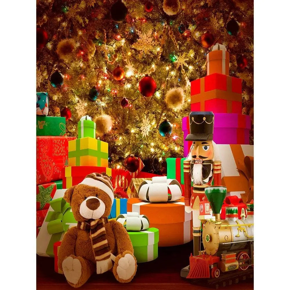 Christmas Gifts Photo Backdrop - Basic 8 x 10
