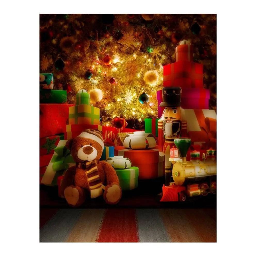 Toys Under The Christmas Tree Photo Backdrop - Basic 6  x 8