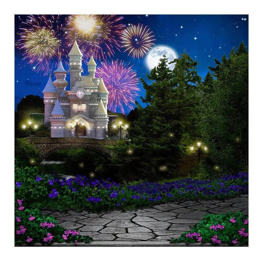 Magic Moment Castle Garden Photography Backdrop - Pro 8  x 8
