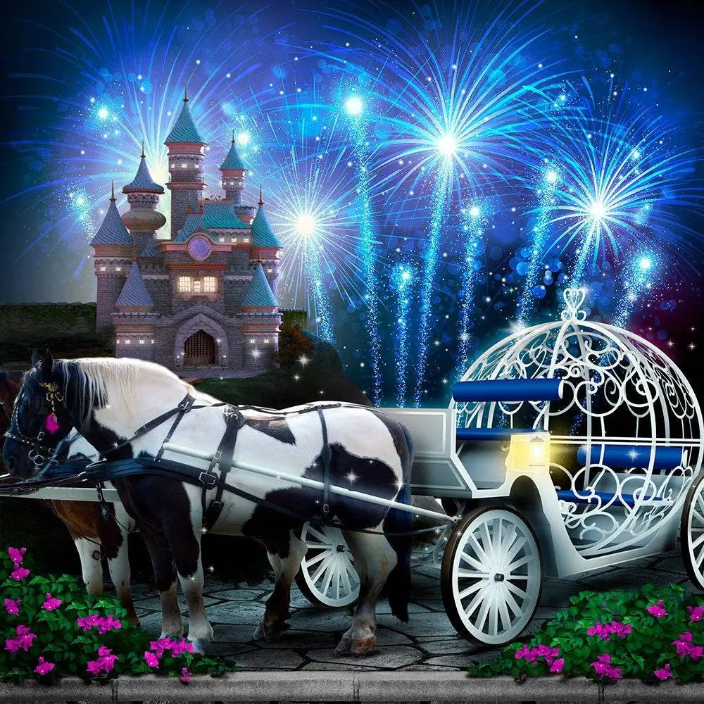 Cinderella's Ball Photography Backdrop - Pro 10  x 8