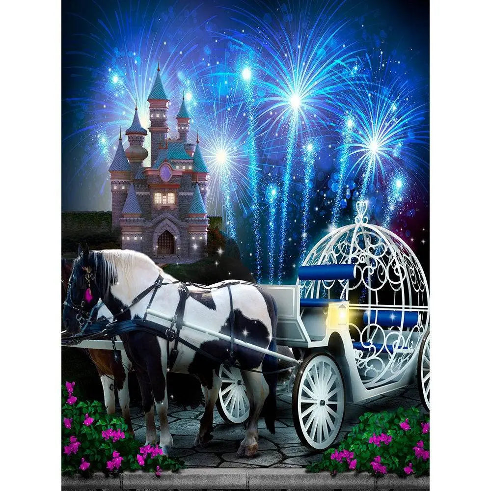Cinderella's Ball Photography Backdrop - Pro 8  x 10