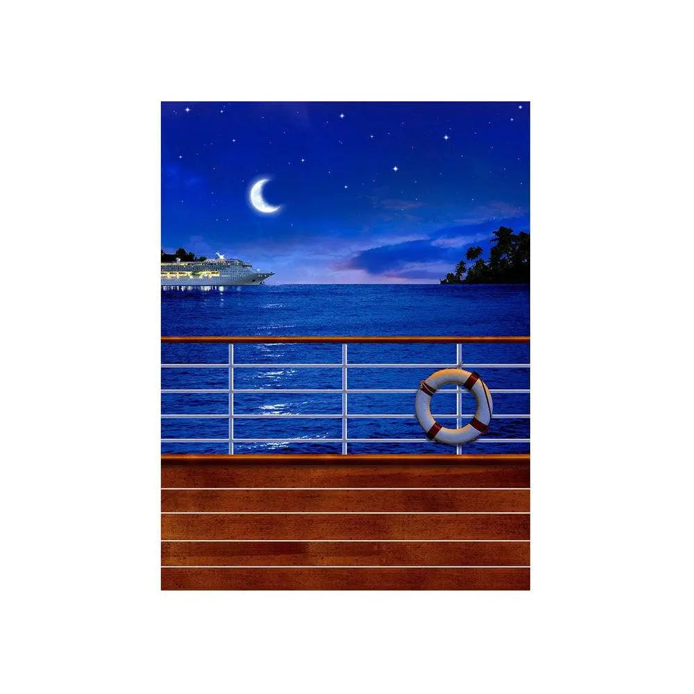 Cruise Ship Photo Backdrop Vacation Gift - Basic 4.4 x 5