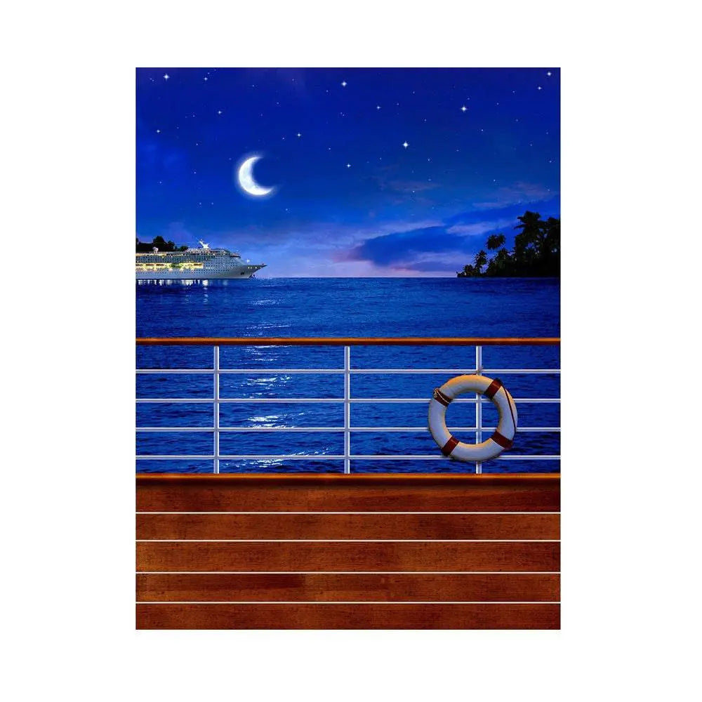 Cruise Ship Photo Backdrop Vacation Gift - Basic 5.5 x 6.5