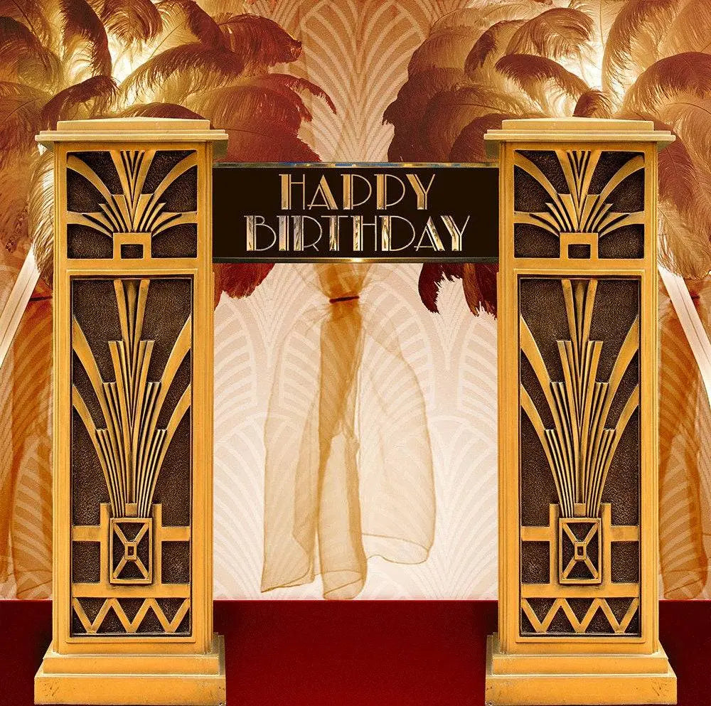Custom Frond Arch Photo Backdrop - Basic 10 x 8