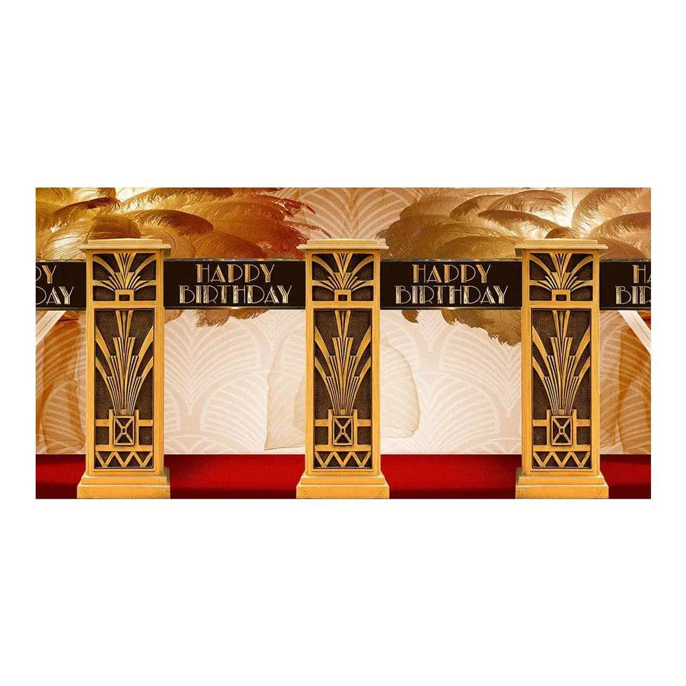 Custom Frond Arch Photo Backdrop - Basic 16 x 8