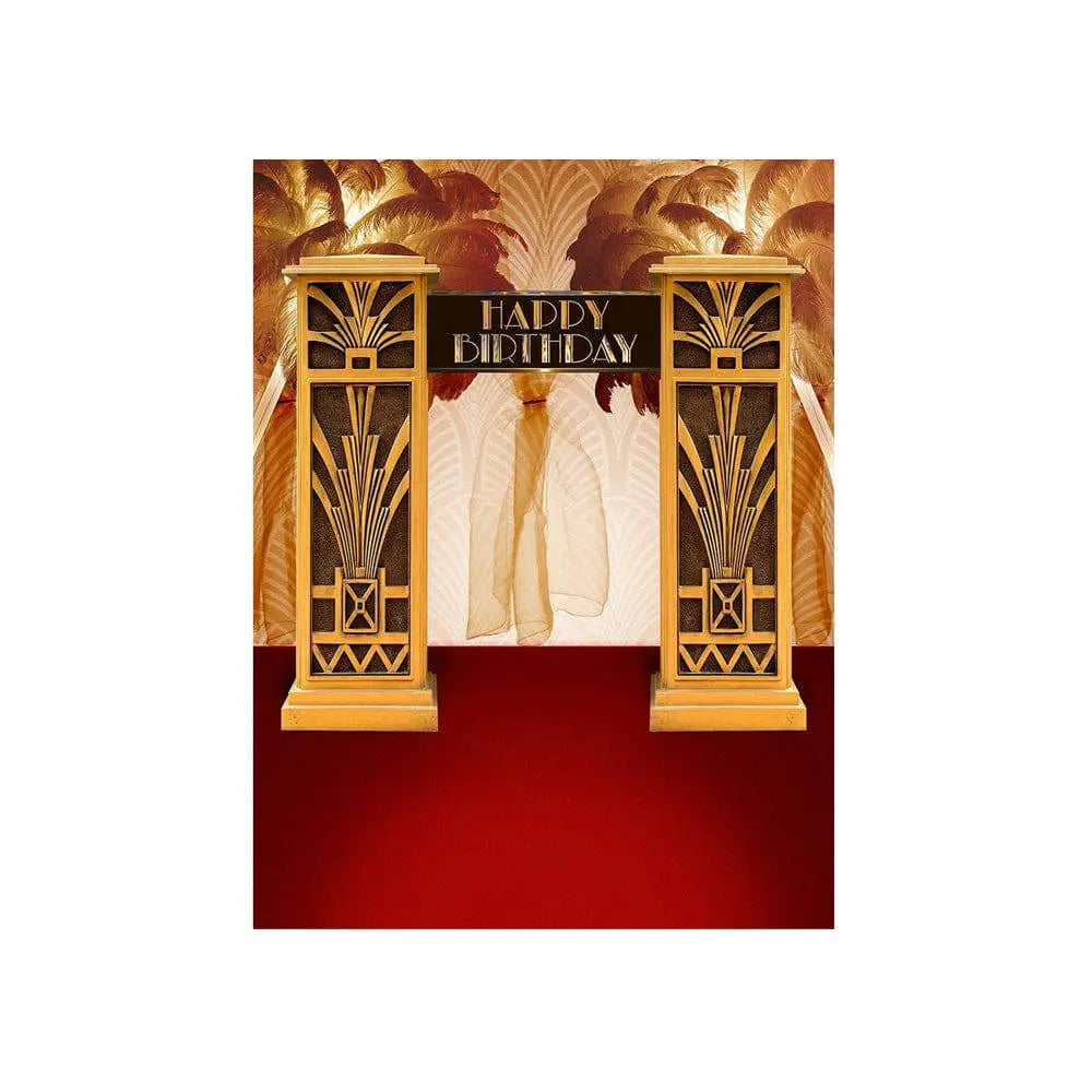 Custom Frond Arch Photo Backdrop - Basic - 4.4 x 5