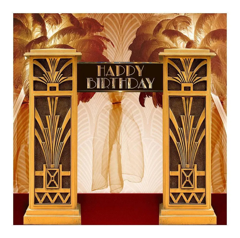 Custom Frond Arch Photo Backdrop - Basic 8 x 8