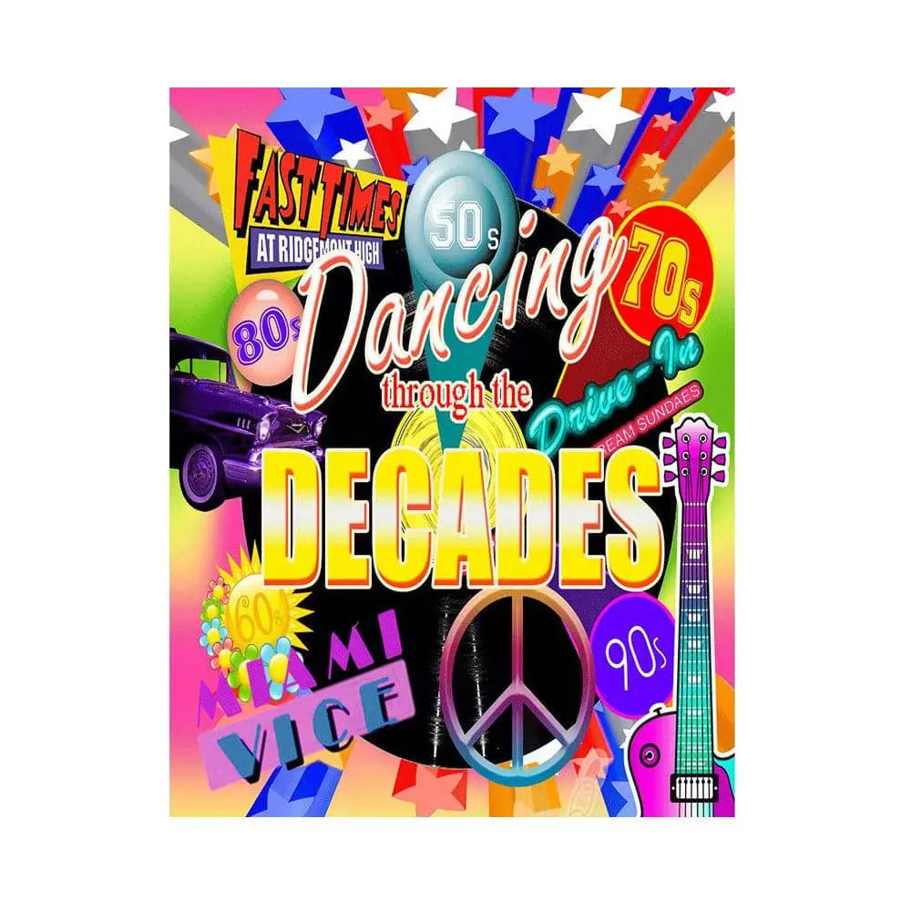 Dancing Through The Decades Photography Backdrop - Basic 5.5  x 6.5