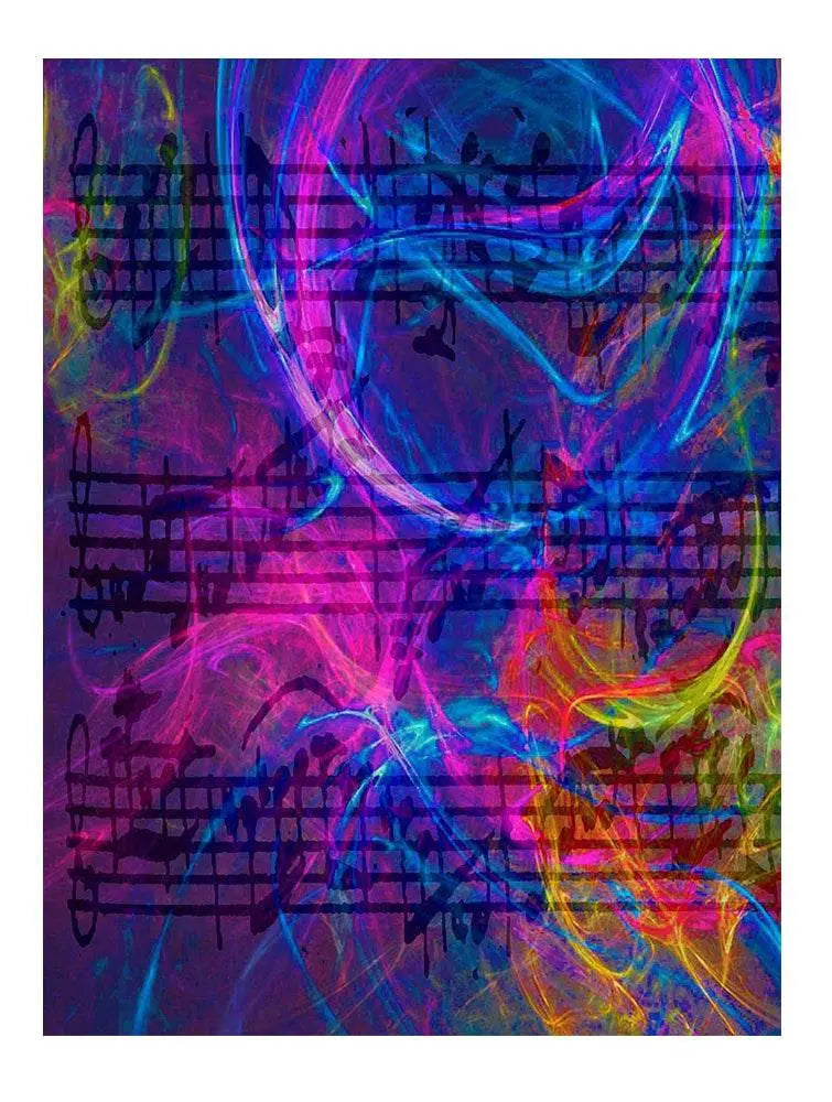 Musical Score Photo Backdrop - Basic 6  x 8