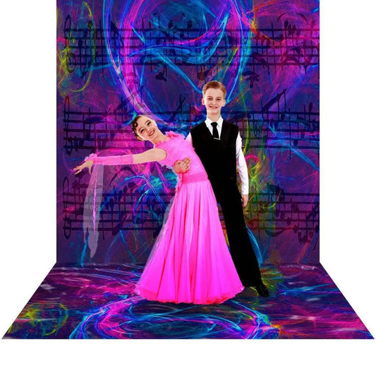 Musical Score Photo Backdrop Background