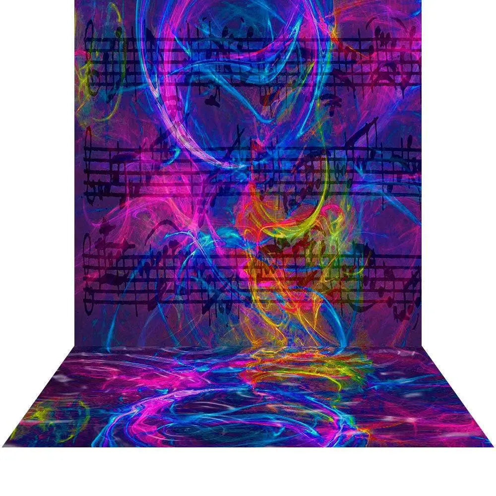 Musical Score Photo Backdrop - Pro 9  x 16