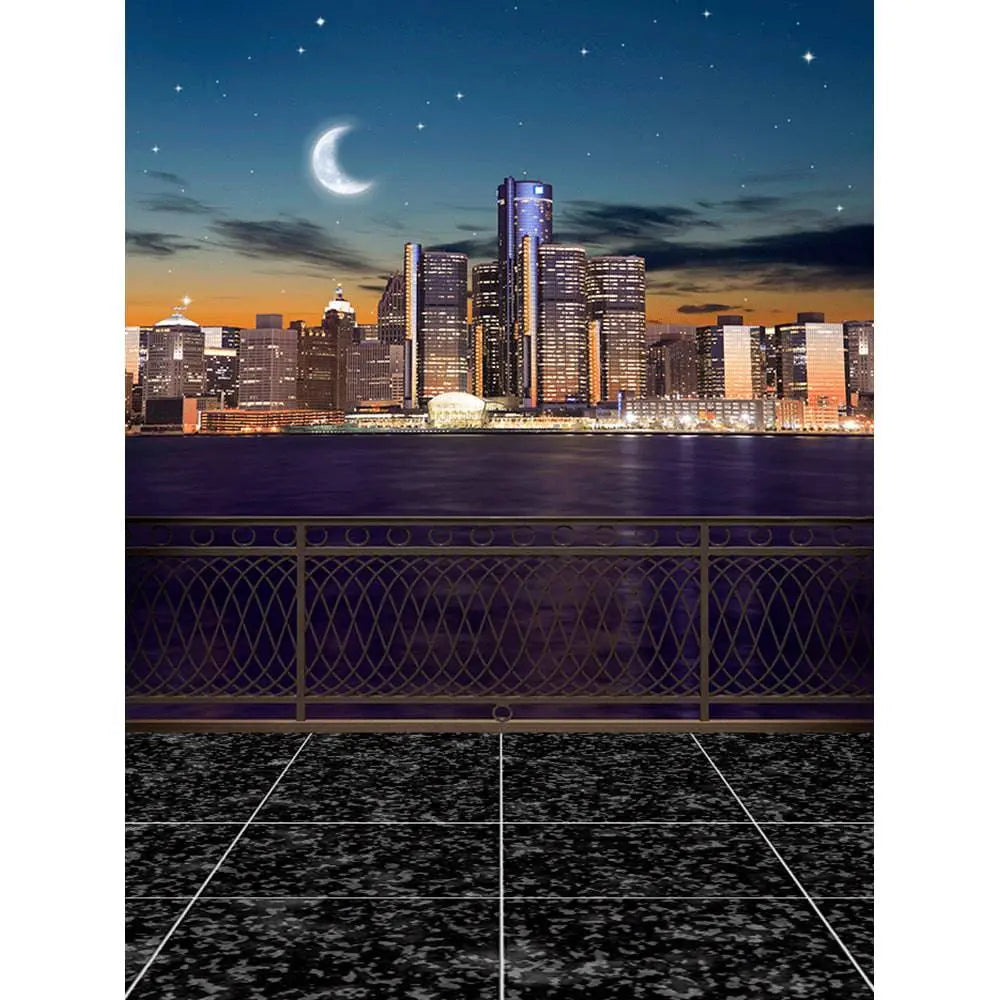 Detroit City Photography Backdrop - Basic 8  x 10