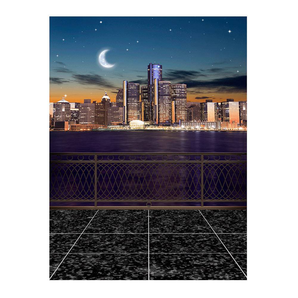 Detroit City Photography Backdrop - Pro 6 x 8
