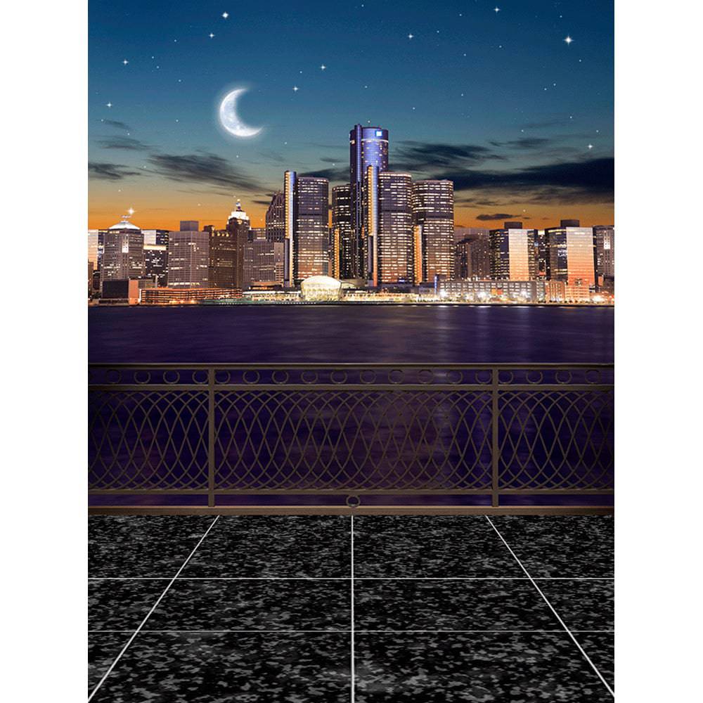 Detroit City Photography Backdrop - Pro 8 x 10